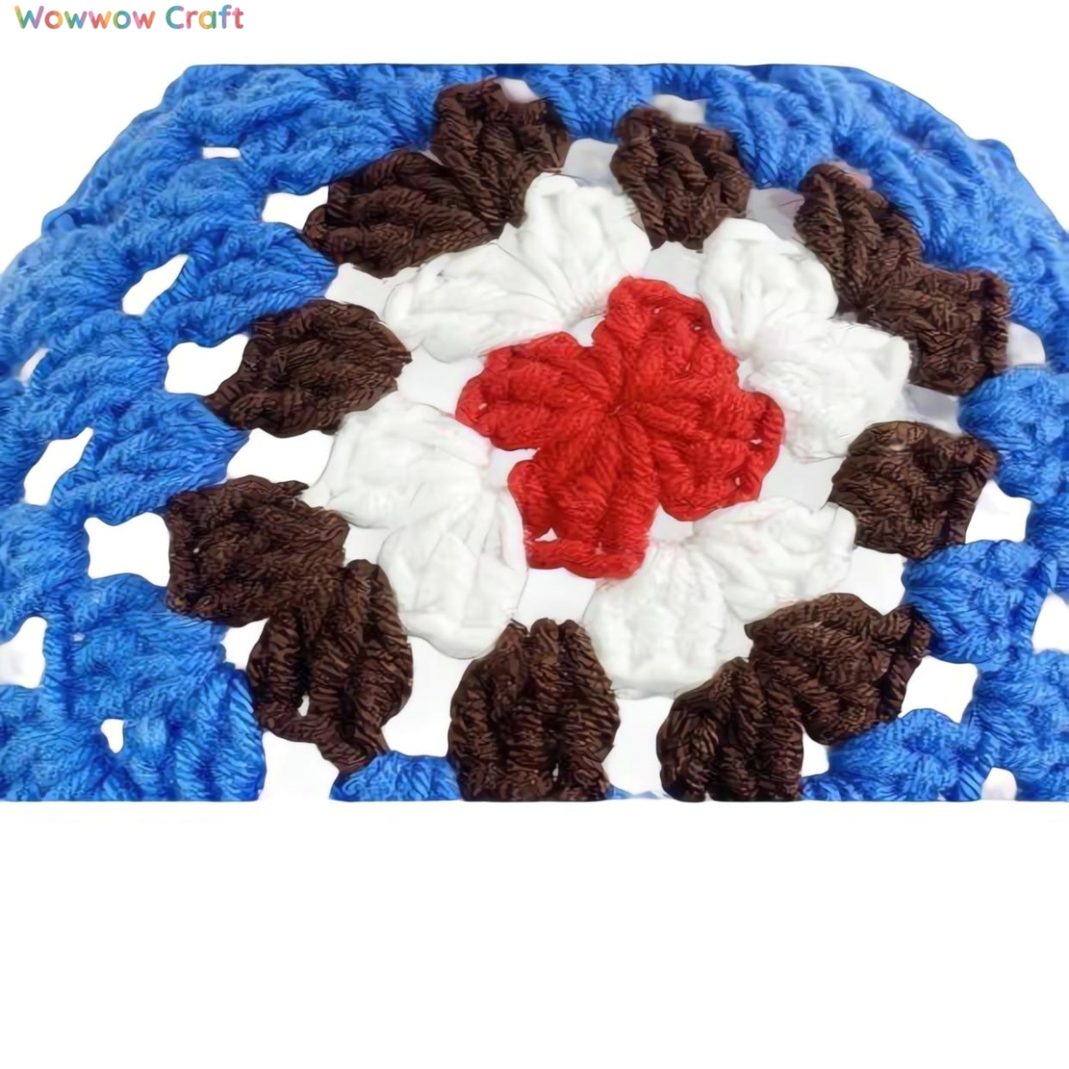 Crochet Hat,Handmade Flower Pattern Crocheted Bucket Hat - Crocheted hat